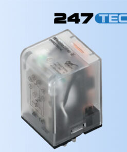 DRR power relay 2 CO contact, AC DC coil
