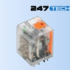 DRW power relay 2 CO contact 3 CO contact, AC DC coil