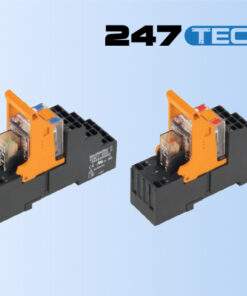 RCM KIT with PUSH IN connection 2 CO contacts AC DC coil